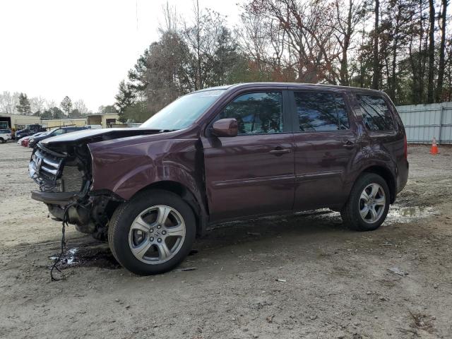 HONDA PILOT EXL 2015 with VIN 5FNYF4H55FB033028 - Photo from auction