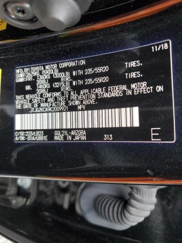 Photo 14 from auction – 2019 LEXUS RX 350 L with VIN JTJGZKCA9K2009921