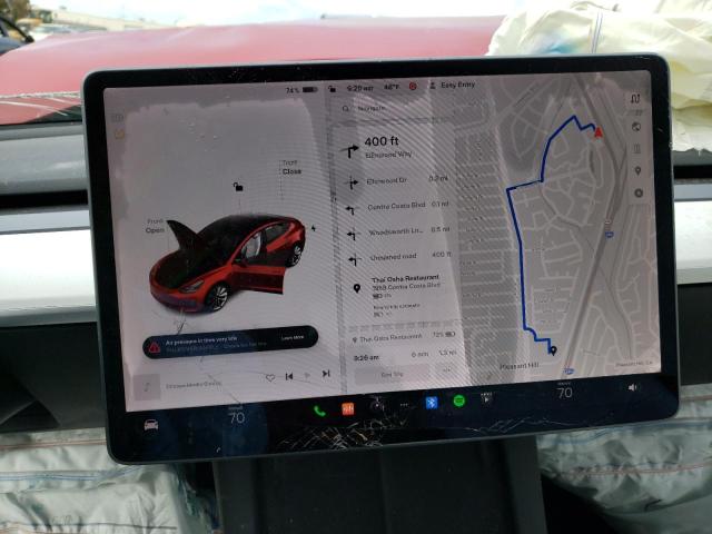 Photo 9 from auction – 2021 TESLA MODEL 3 with VIN 5YJ3E1EAXMF049896