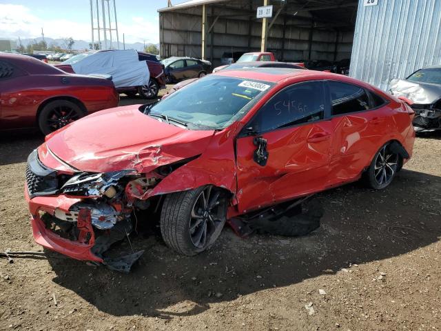 HONDA CIVIC SI 2017 with VIN 2HGFC1E57HH706239 - Photo from auction