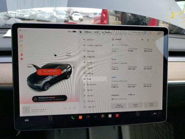 Photo 9 from auction – 2022 TESLA MODEL Y with VIN 7SAYGAEE1NF379286