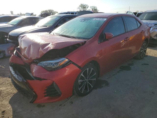 TOYOTA COROLLA L 2018 with VIN 5YFBURHE7JP795976 - Photo from auction