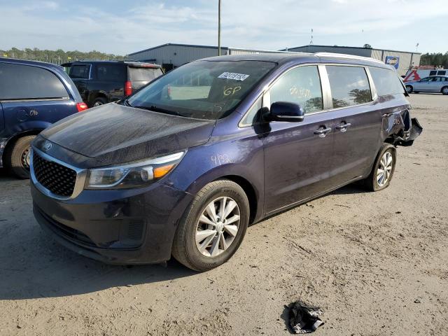 KIA SEDONA LX 2018 with VIN KNDMB5C19J6349072 - Photo from auction
