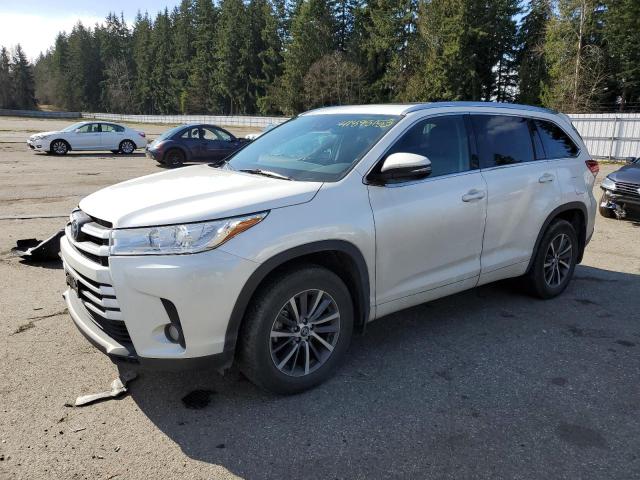 TOYOTA HIGHLANDER 2018 with VIN 5TDJZRFH3JS884087 - Photo from auction