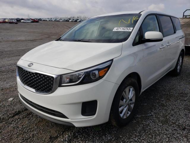 KIA SEDONA L 2016 with VIN KNDMA5C16G6144823 - Photo from auction