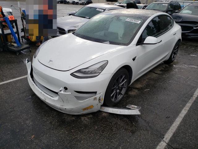 TESLA MODEL 3 2021 with VIN 5YJ3E1EA2MF857398 - Photo from auction