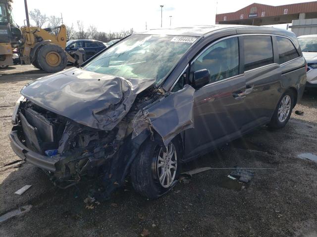 HONDA ODYSSEY EX 2011 with VIN 5FNRL5H6XBB058951 - Photo from auction