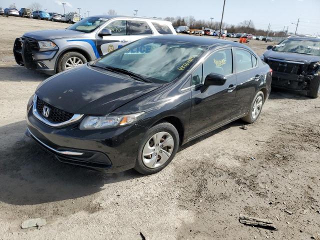 HONDA CIVIC LX 2014 with VIN 19XFB2F52EE000776 - Photo from auction