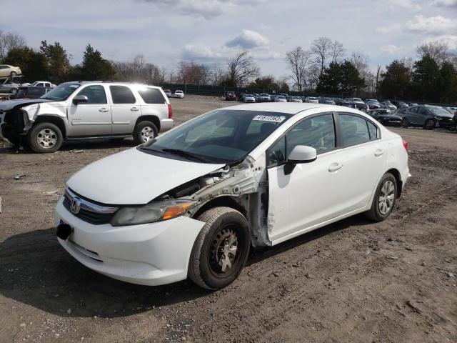 HONDA CIVIC LX 2012 with VIN 19XFB2F56CE068107 - Photo from auction