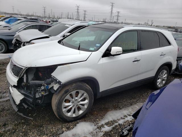 KIA SORENTO EX 2014 with VIN 5XYKU4A77EG475257 - Photo from auction