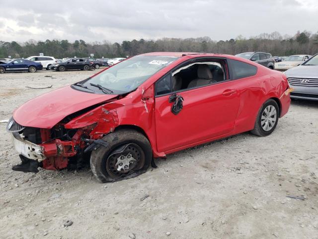 HONDA CIVIC LX 2012 with VIN 2HGFG3B59CH531358 - Photo from auction