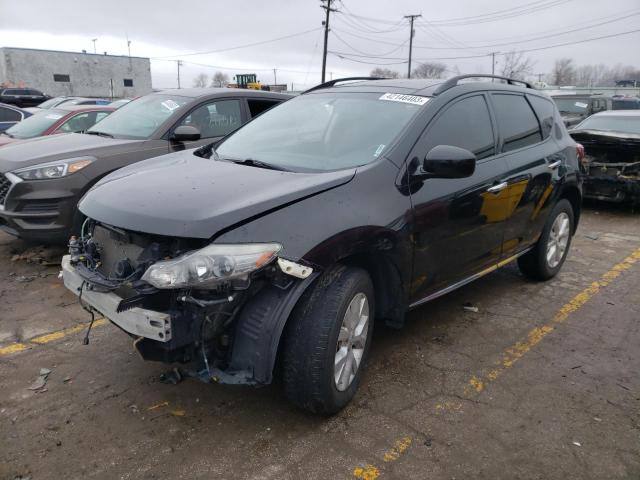 NISSAN MURANO S 2012 with VIN JN8AZ1MU5CW100128 - Photo from auction