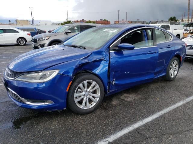 CHRYSLER 200 LIMITE 2015 with VIN 1C3CCCABXFN625088 - Photo from auction