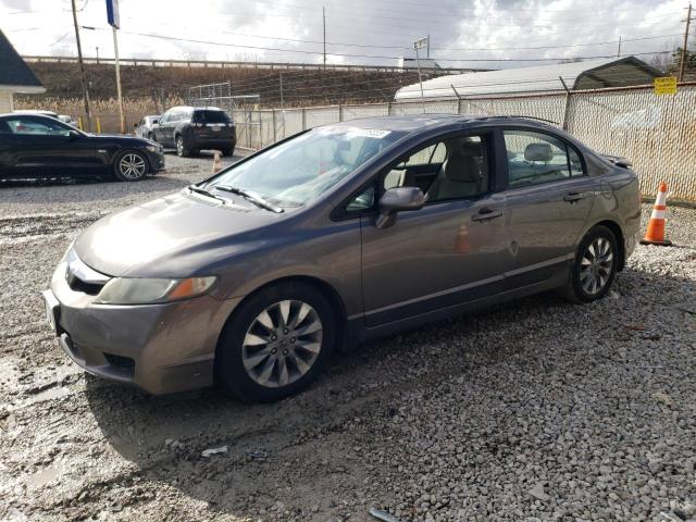 HONDA CIVIC EX 2009 with VIN 19XFA16839E016031 - Photo from auction