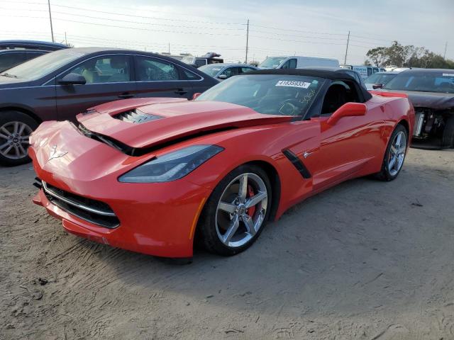 CHEVROLET CORVETTE S 2014 with VIN 1G1YF3D76E5114601 - Photo from auction