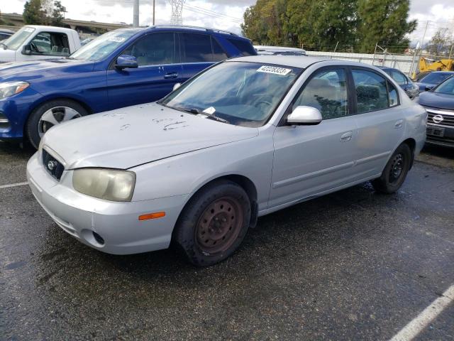 HYUNDAI ELANTRA GL 2002 with VIN KMHDN45D72U254088 - Photo from auction