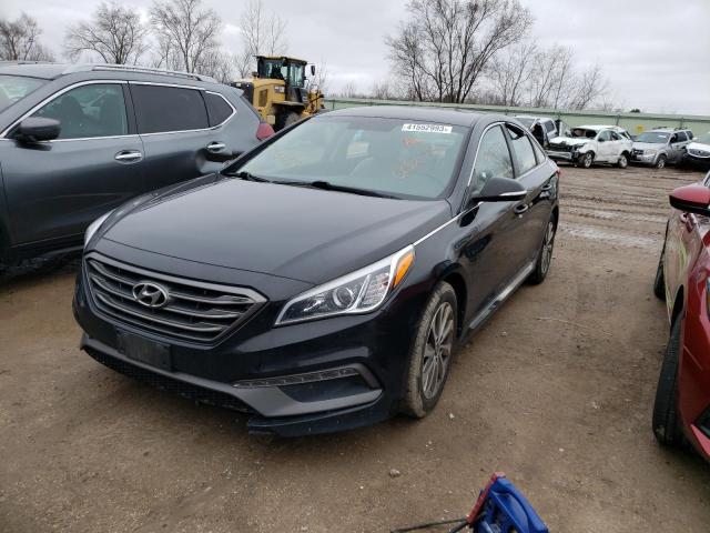 HYUNDAI SONATA SPO 2016 with VIN 5NPE34AF0GH432849 - Photo from auction