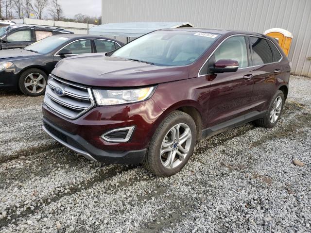 FORD EDGE TITAN 2018 with VIN 2FMPK4K83JBC49472 - Photo from auction