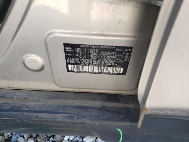 Photo 14 from auction – 2019 SUBARU OUTBACK 2. with VIN 4S4BSABC5K3366789