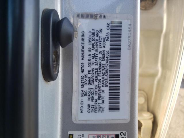 Photo 14 from auction – 2005 PONTIAC VIBE with VIN 5Y2SL63825Z484051