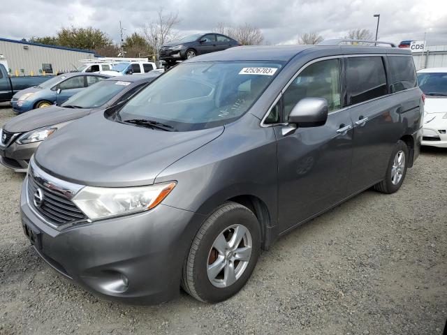 NISSAN QUEST S 2014 with VIN JN8AE2KP0E9104636 - Photo from auction