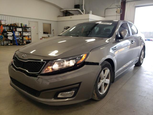 KIA OPTIMA LX 2015 with VIN 5XXGM4A70FG499914 - Photo from auction