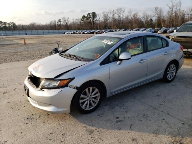 HONDA CIVIC EXL 2012 with VIN 2HGFB2F97CH538458 - Photo from auction