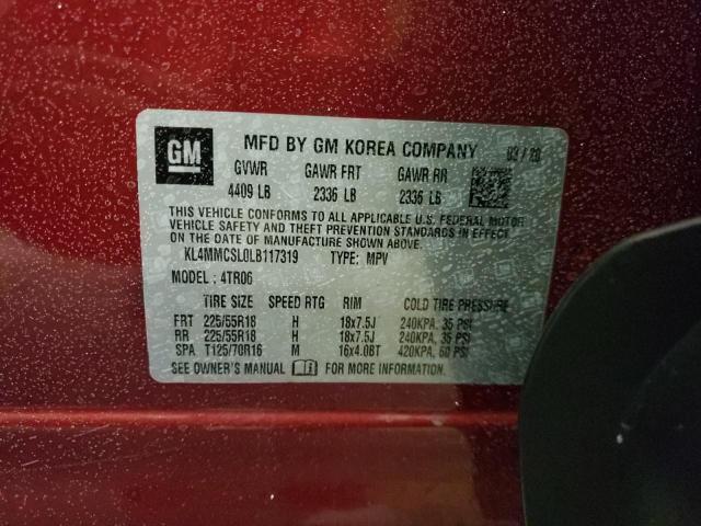 Photo 14 from auction – 2020 BUICK ENCORE GX with VIN KL4MMCSL0LB117319