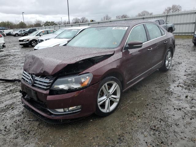 VOLKSWAGEN PASSAT SEL 2014 with VIN 1VWCN7A35EC077112 - Photo from auction