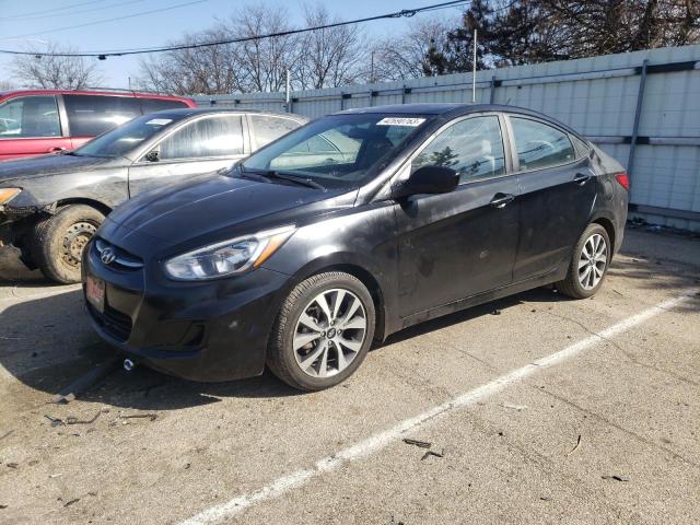 HYUNDAI ACCENT SE 2017 with VIN KMHCT4AE3HU255585 - Photo from auction