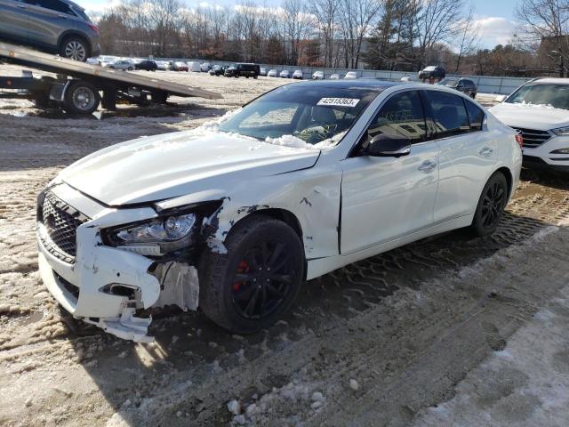 INFINITI Q50 BASE 2014 with VIN JN1BV7AR6EM689898 - Photo from auction