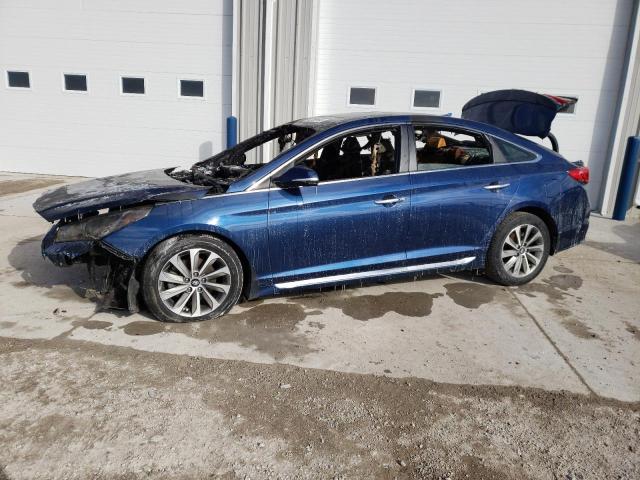 HYUNDAI SONATA SPO 2017 with VIN 5NPE34AF0HH483530 - Photo from auction