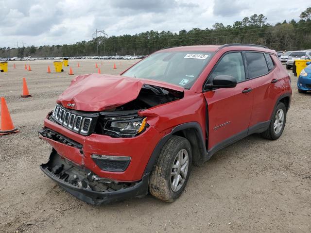 JEEP COMPASS SP 2017 with VIN 3C4NJCAB1HT668389 - Photo from auction