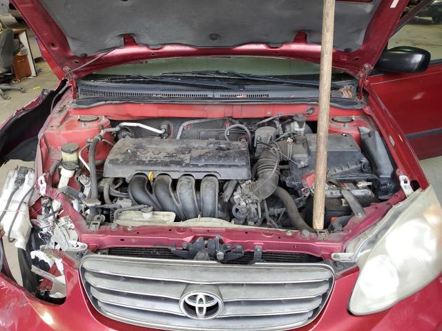 Photo 11 from auction – 2004 TOYOTA COROLLA CE with VIN 2T1BR32E44C212596