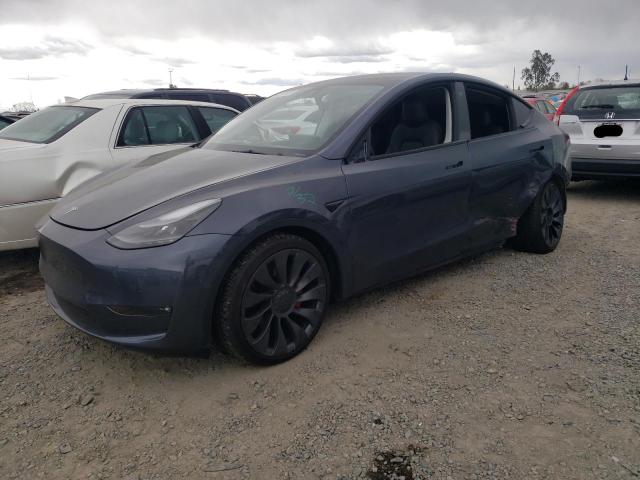 TESLA MODEL Y 2022 with VIN 7SAYGDEF6NF414012 - Photo from auction