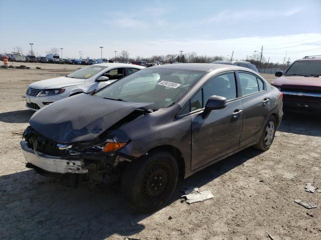 HONDA CIVIC LX 2012 with VIN 19XFB2F54CE101489 - Photo from auction