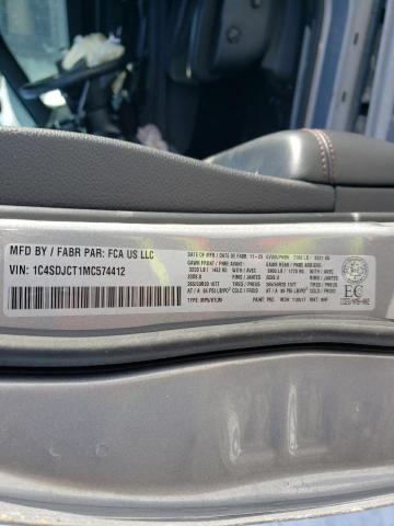 Photo 14 from auction – 2021 DODGE DURANGO R/ with VIN 1C4SDJCT1MC574412