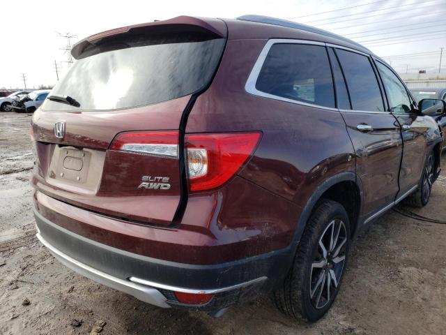 Photo 3 from auction – 2022 HONDA PILOT ELIT with VIN 5FNYF6H03NB031048
