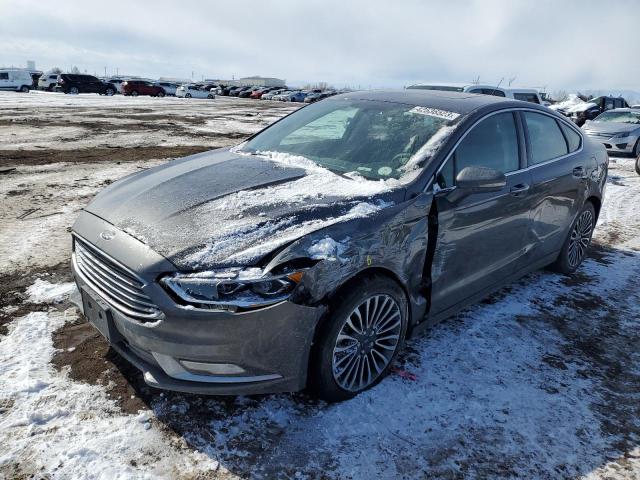 FORD FUSION SE 2017 with VIN 3FA6P0T91HR284076 - Photo from auction