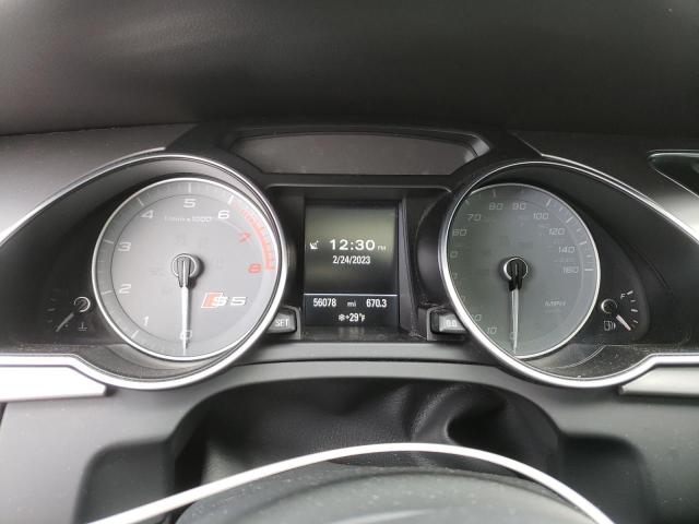 Photo 9 from auction – 2015 AUDI S5 PREMIUM with VIN WAUCGAFR5FA038358