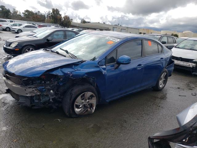HONDA CIVIC LX 2013 with VIN 19XFB2F54DE219821 - Photo from auction