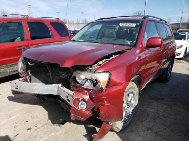 TOYOTA HIGHLANDER 2007 with VIN JTEGP21A070131058 - Photo from auction