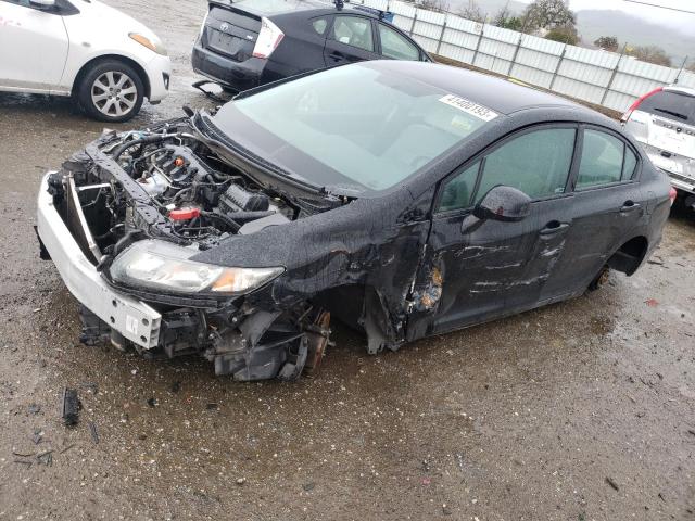 HONDA CIVIC LX 2013 with VIN 19XFB2F5XDE265542 - Photo from auction