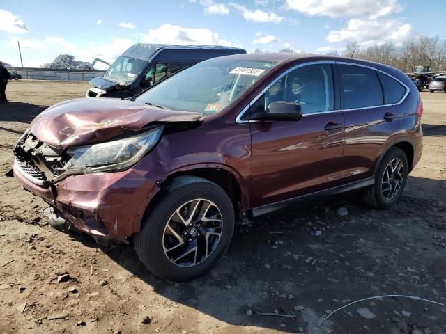 HONDA CR-V SE 2016 with VIN 2HKRM4H44GH660369 - Photo from auction