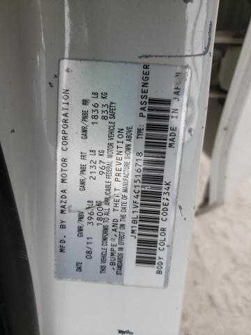 Photo 10 from auction – 2012 MAZDA 3 I with VIN JM1BL1VF4C1516718