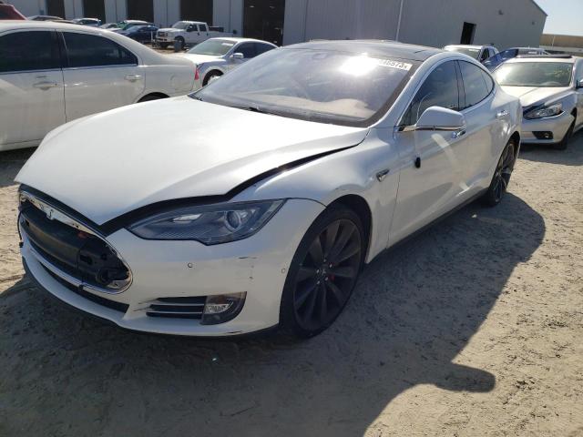 TESLA MODEL S 2014 with VIN 5YJSA1H12EFP28615 - Photo from auction