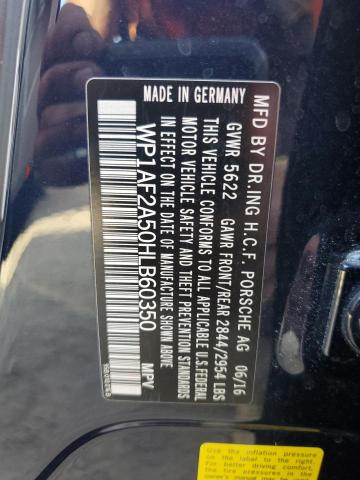 Photo 14 from auction – 2017 PORSCHE MACAN TURB with VIN WP1AF2A50HLB60350