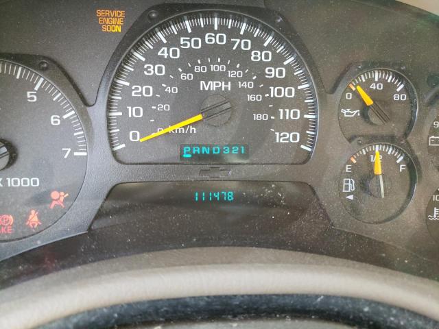 Photo 9 from auction – 2004 CHEVROLET TRAILBLAZE with VIN 1GNDS13S742399599