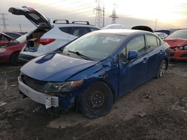 HONDA CIVIC LX 2012 with VIN 19XFB2F57CE018042 - Photo from auction