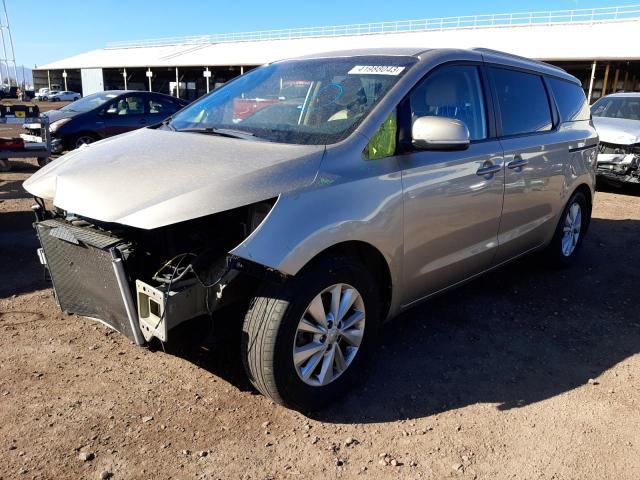 KIA SEDONA LX 2015 with VIN KNDMB5C19F6045196 - Photo from auction